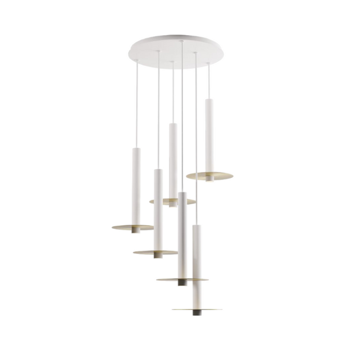 Koncept CMP-C6-S-16 Combi LED Pendant, Metal Plate