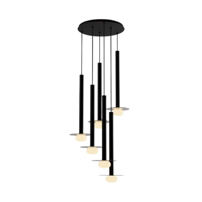 Koncept CMP-C6-S-24 Combi LED Pendant, Glass Plate with Frosted Glass Ball