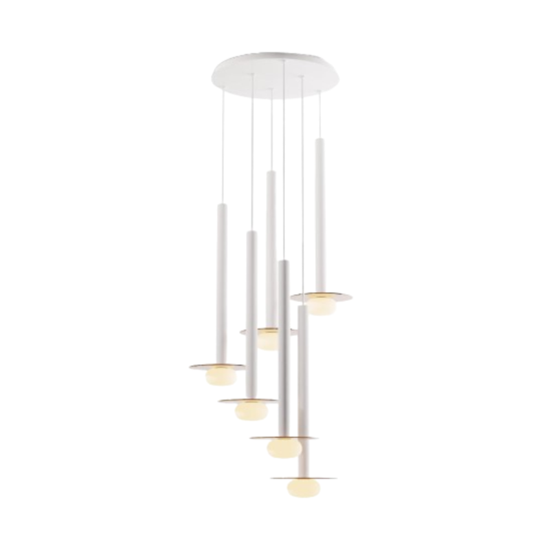 Koncept CMP-C6-S-24 Combi LED Pendant, Glass Plate with Frosted Glass Ball