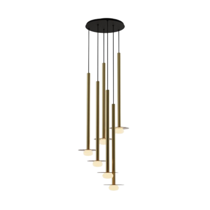 Koncept CMP-C6-S-36 Combi LED Pendant, Glass Plate with Frosted Glass Ball
