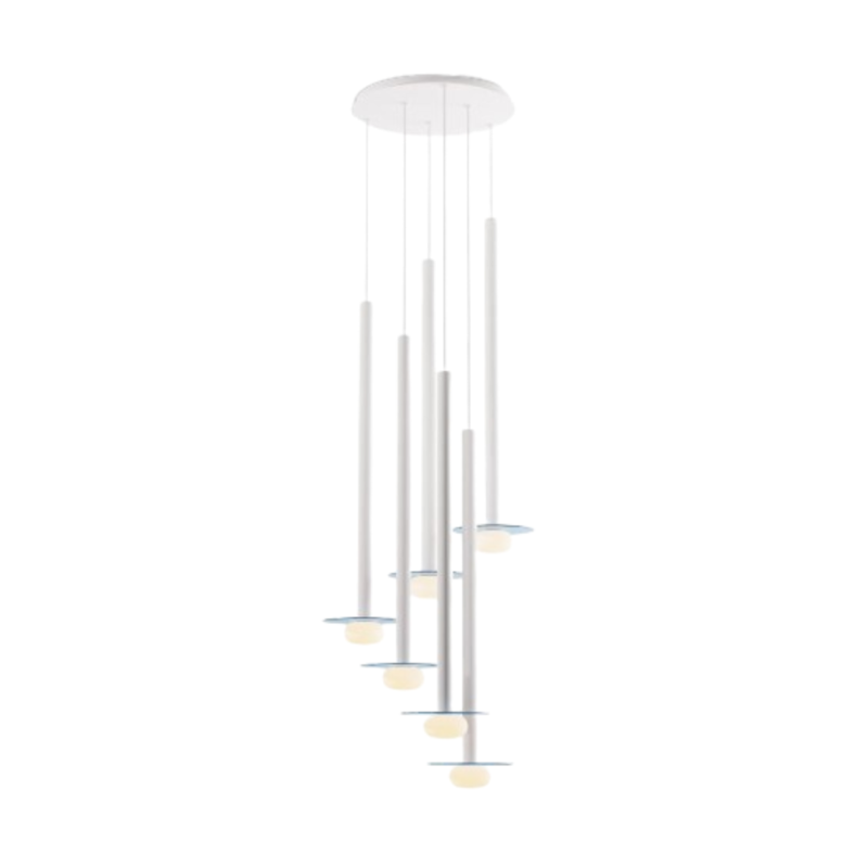 Koncept CMP-C6-S-36 Combi LED Pendant, Glass Plate with Frosted Glass Ball