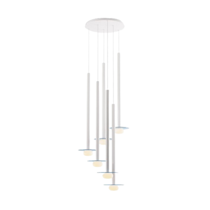 Koncept CMP-C6-S-36 Combi LED Pendant, Glass Plate with Frosted Glass Ball