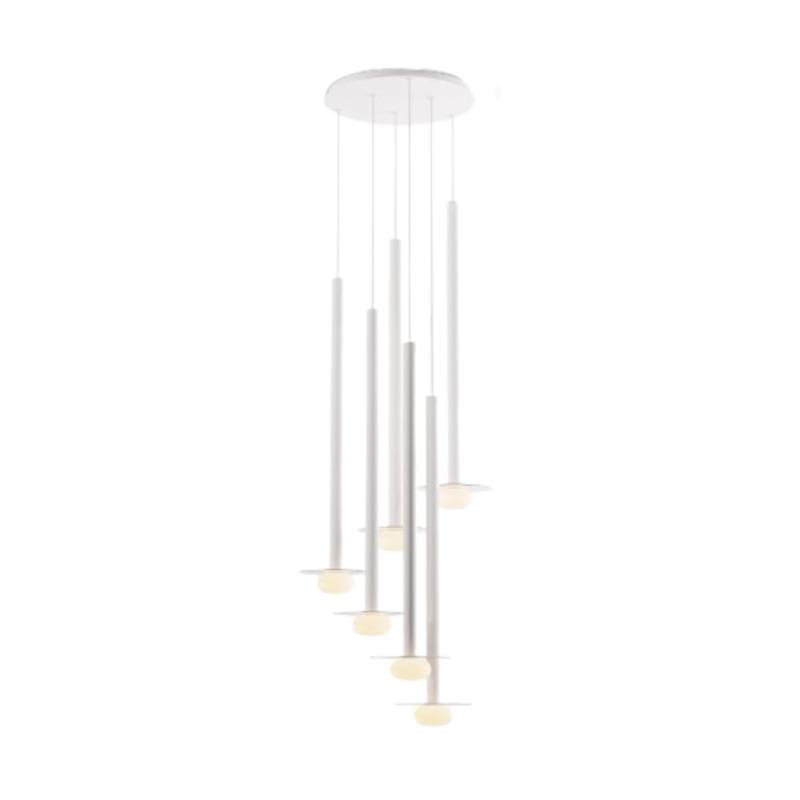 Koncept CMP-C6-S-36 Combi LED Pendant, Glass Plate with Frosted Glass Ball