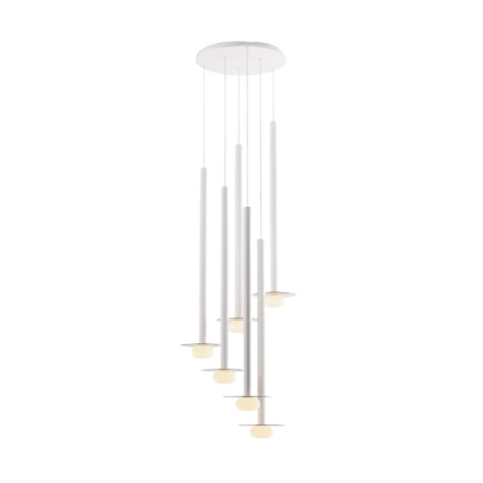Koncept CMP-C6-S-36 Combi LED Pendant, Glass Plate with Frosted Glass Ball