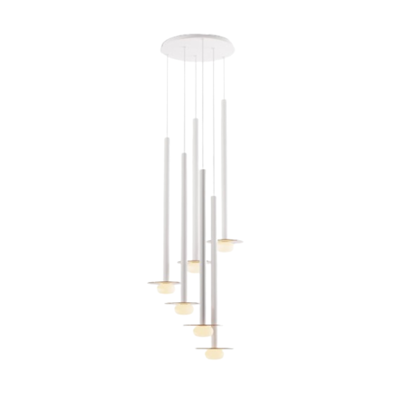 Koncept CMP-C6-S-36 Combi LED Pendant, Glass Plate with Frosted Glass Ball