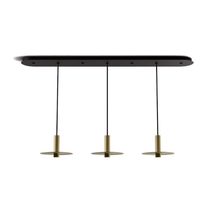 Koncept CMP-L3-S-06 Combi LED Pendant, Metal Plate