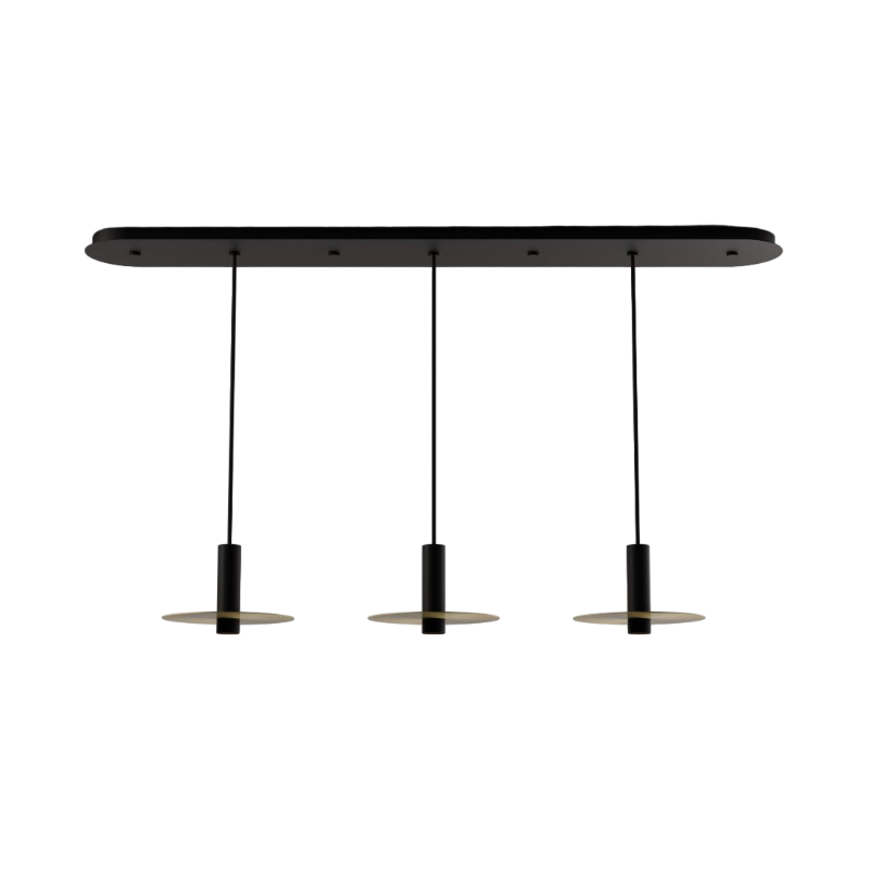 Koncept CMP-L3-S-06 Combi LED Pendant, Metal Plate