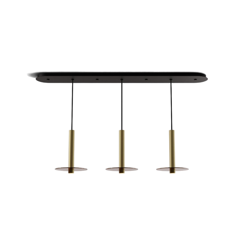Koncept CMP-L3-S-12 Combi LED Pendant, Glass Plate