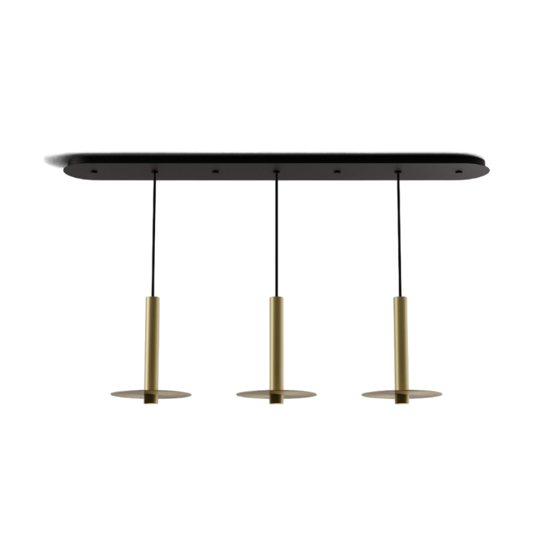 Koncept CMP-L3-S-12 Combi LED Pendant, Metal Plate
