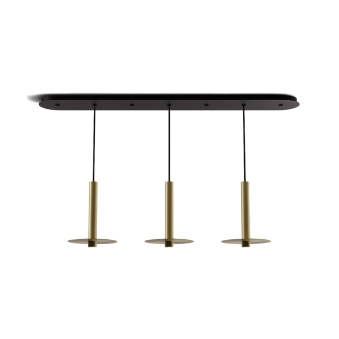Koncept CMP-L3-S-12 Combi LED Pendant, Metal Plate