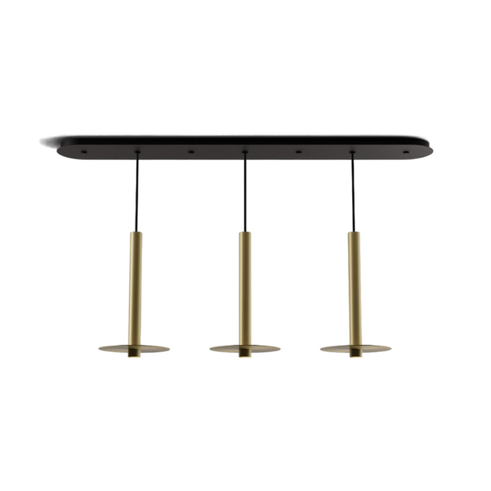 Koncept CMP-L3-S-16 Combi LED Pendant, Metal Plate