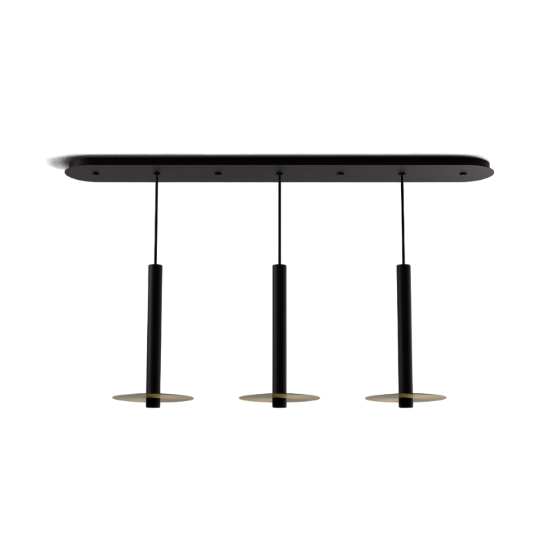 Koncept CMP-L3-S-16 Combi LED Pendant, Metal Plate