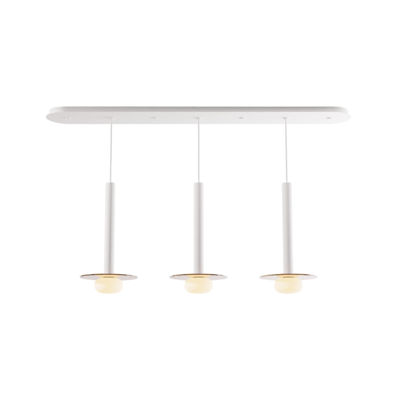 Koncept CMP-L3-S-16 Combi LED Pendant, Glass Plate with Frosted Glass Ball
