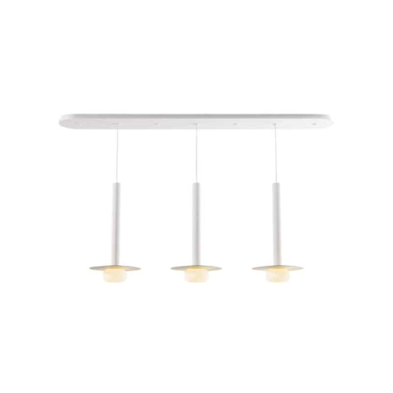 Koncept CMP-L3-S-16 Combi LED Pendant, Metal Plate with Frosted Glass Ball