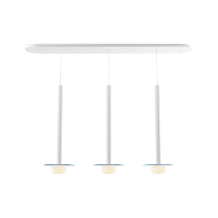 Koncept CMP-L3-S-24 Combi LED Pendant, Glass Plate with Frosted Glass Ball