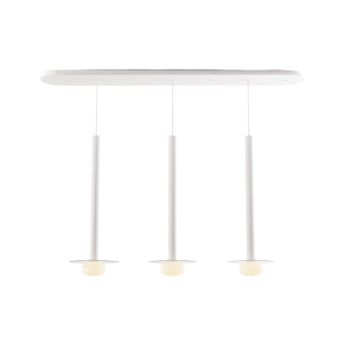Koncept CMP-L3-S-24 Combi LED Pendant, Glass Plate with Frosted Glass Ball