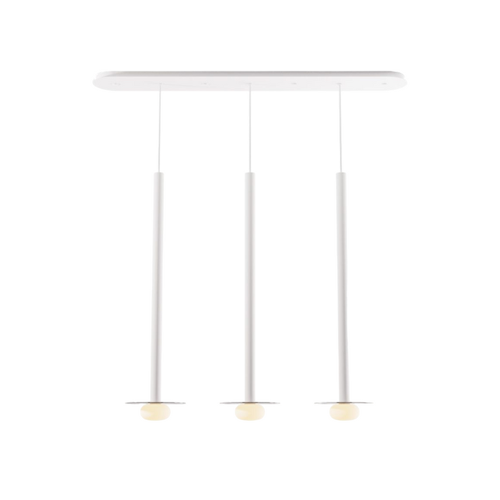 Koncept CMP-L3-S-36 Combi LED Pendant, Glass Plate with Frosted Glass Ball