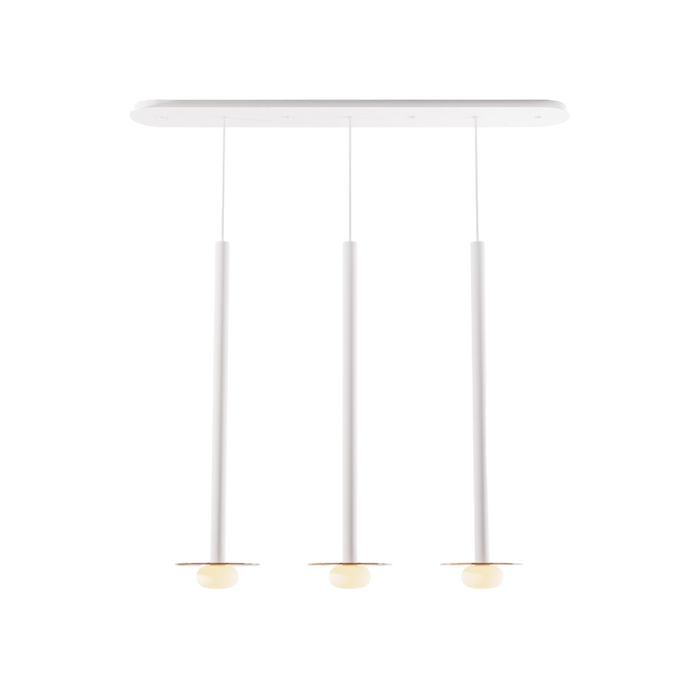 Koncept CMP-L3-S-36 Combi LED Pendant, Glass Plate with Frosted Glass Ball