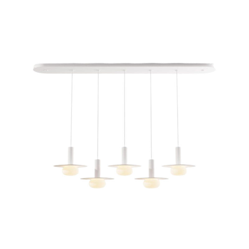 Koncept CMP-L5-S-06 Combi LED Pendant, Metal Plate with Frosted Glass Ball