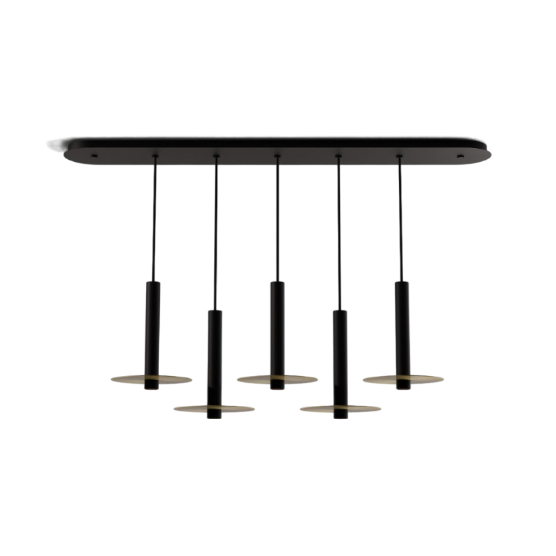 Koncept CMP-L5-S-12 Combi LED Pendant, Metal Plate