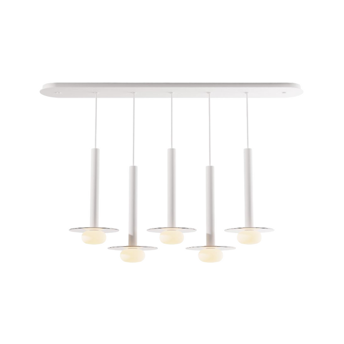 Koncept CMP-L5-S-16 Combi LED Pendant, Glass Plate with Frosted Glass Ball