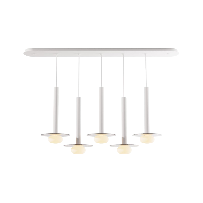 Koncept CMP-L5-S-16 Combi LED Pendant, Glass Plate with Frosted Glass Ball