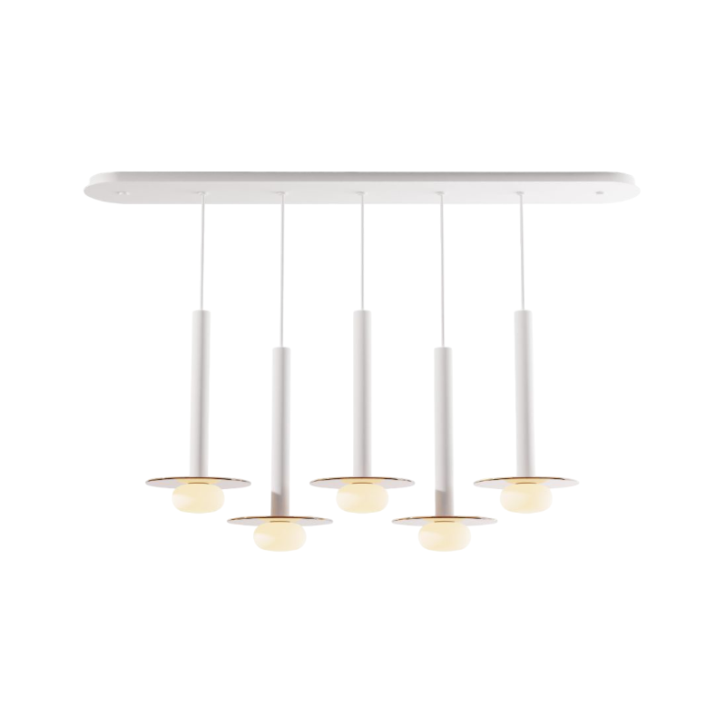 Koncept CMP-L5-S-16 Combi LED Pendant, Glass Plate with Frosted Glass Ball