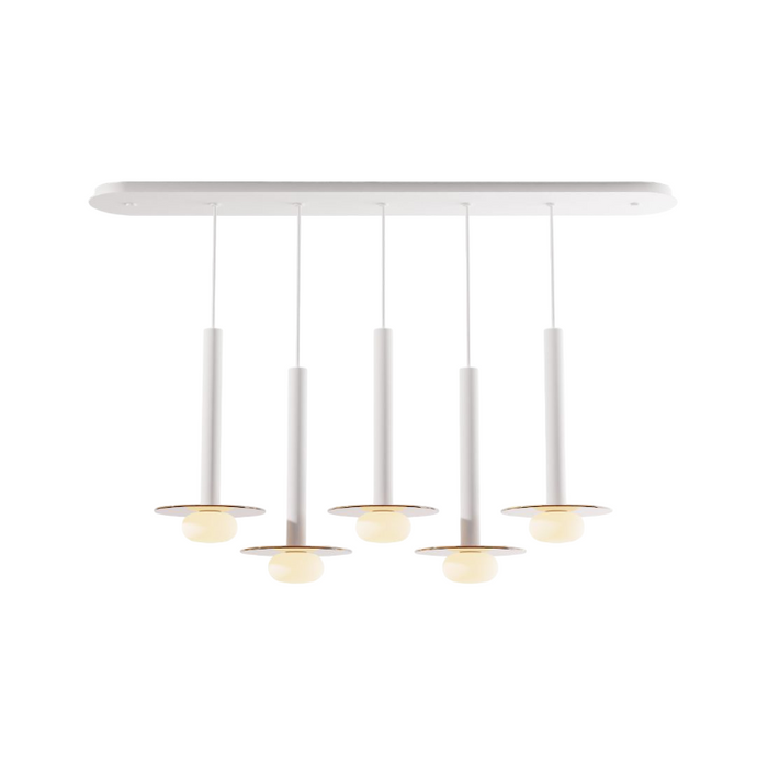 Koncept CMP-L5-S-16 Combi LED Pendant, Glass Plate with Frosted Glass Ball