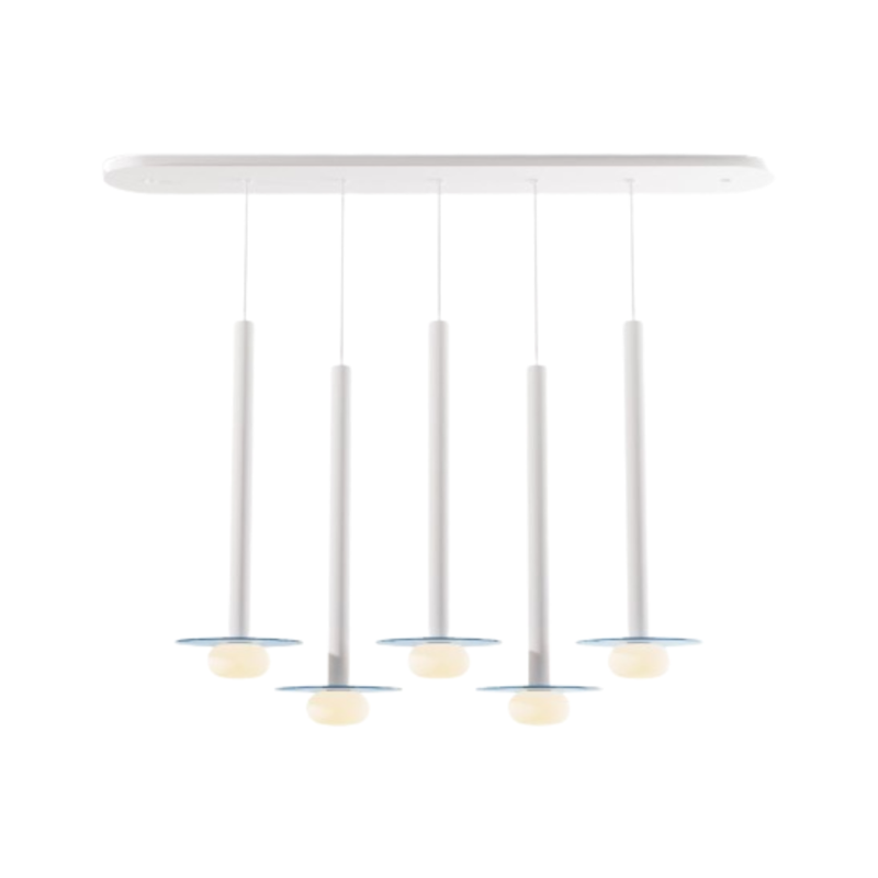 Koncept CMP-L5-S-24 Combi LED Pendant, Glass Plate with Frosted Glass Ball