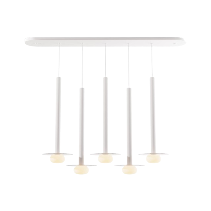 Koncept CMP-L5-S-24 Combi LED Pendant, Glass Plate with Frosted Glass Ball