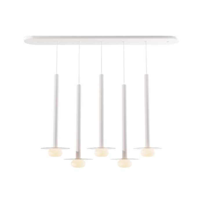 Koncept CMP-L5-S-24 Combi LED Pendant, Glass Plate with Frosted Glass Ball