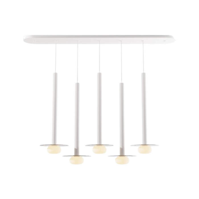 Koncept CMP-L5-S-24 Combi LED Pendant, Glass Plate with Frosted Glass Ball
