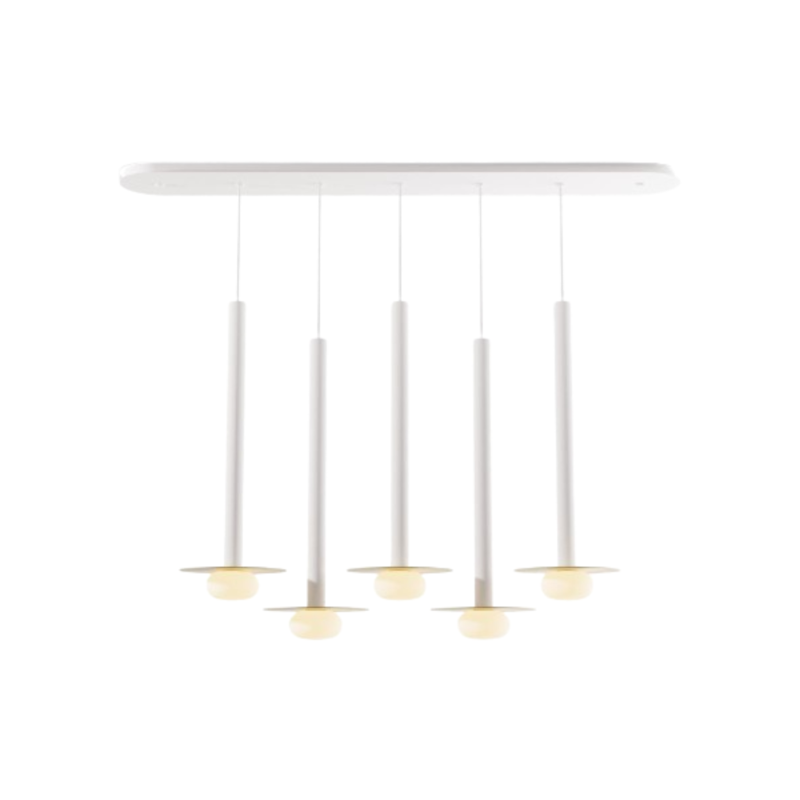 Koncept CMP-L5-S-24 Combi LED Pendant, Metal Plate with Frosted Glass Ball