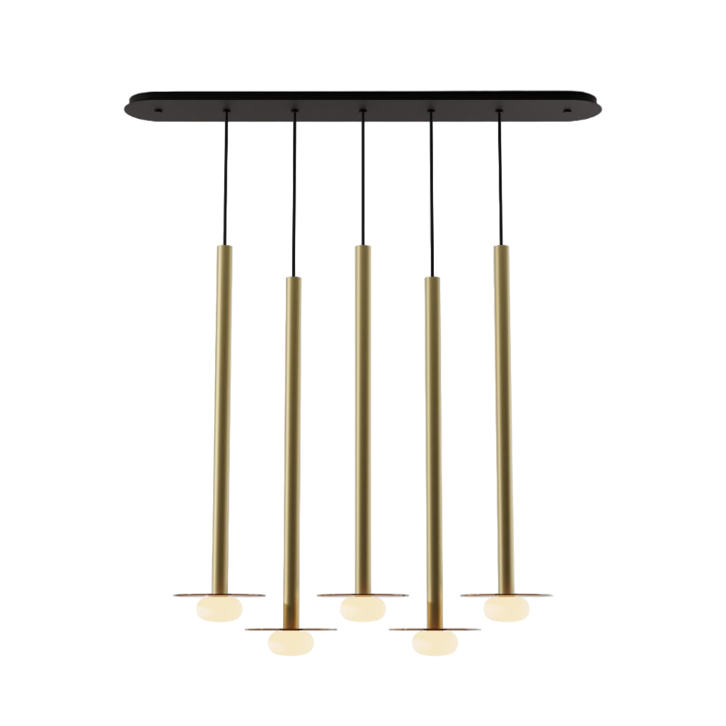 Koncept CMP-L5-S-36 Combi LED Pendant, Glass Plate with Frosted Glass Ball