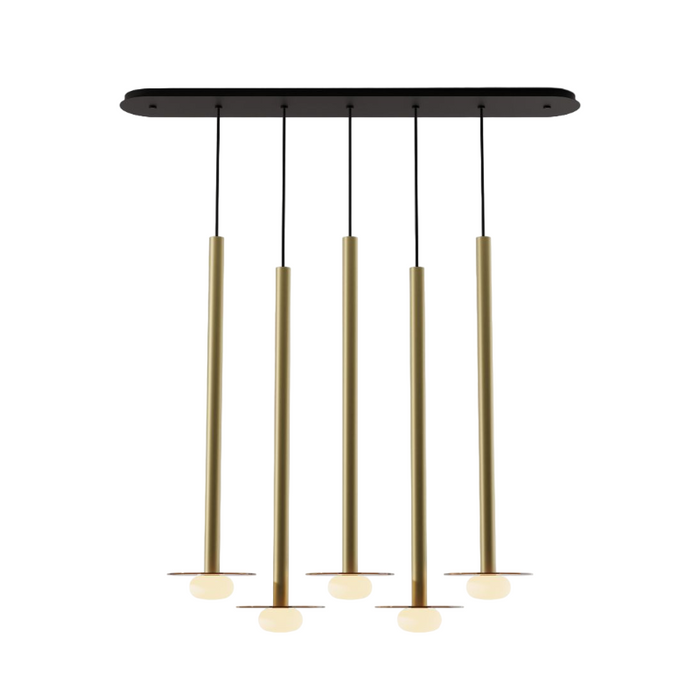 Koncept CMP-L5-S-36 Combi LED Pendant, Glass Plate with Frosted Glass Ball