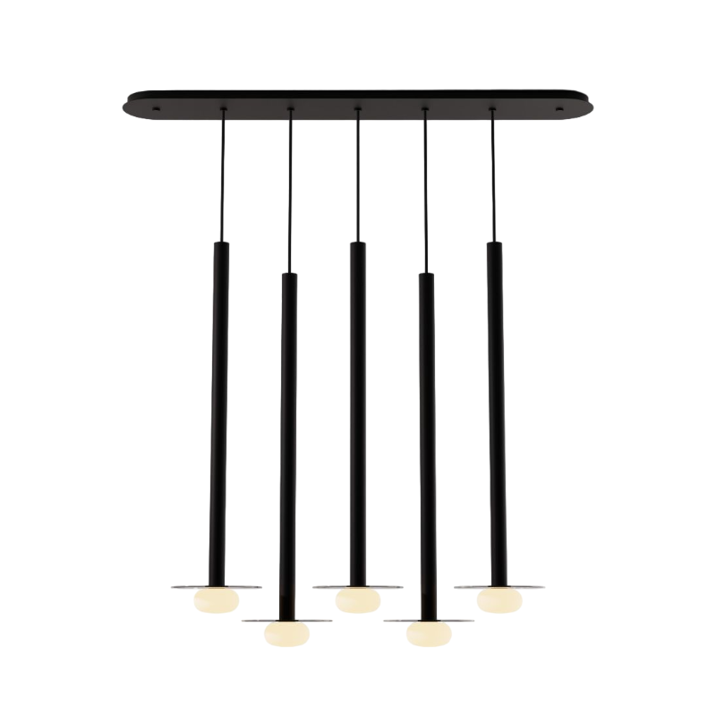 Koncept CMP-L5-S-36 Combi LED Pendant, Glass Plate with Frosted Glass Ball