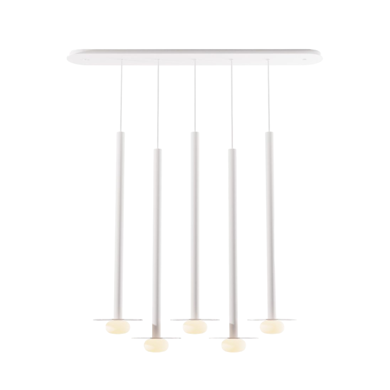 Koncept CMP-L5-S-36 Combi LED Pendant, Glass Plate with Frosted Glass Ball