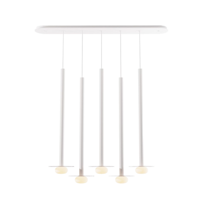 Koncept CMP-L5-S-36 Combi LED Pendant, Glass Plate with Frosted Glass Ball