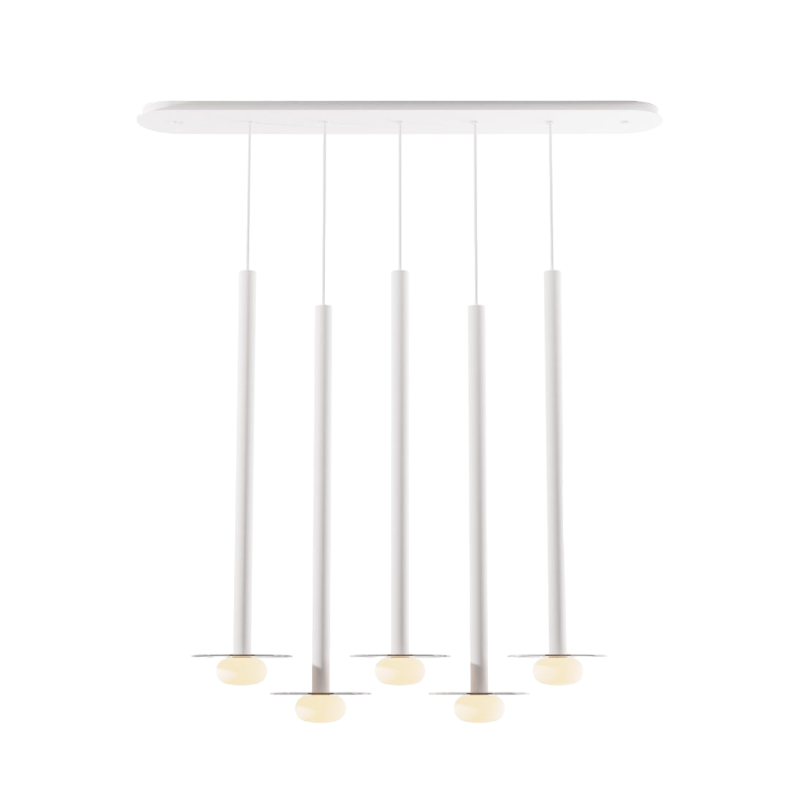 Koncept CMP-L5-S-36 Combi LED Pendant, Glass Plate with Frosted Glass Ball