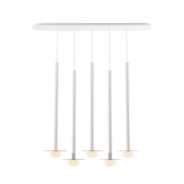 Koncept CMP-L5-S-36 Combi LED Pendant, Glass Plate with Frosted Glass Ball