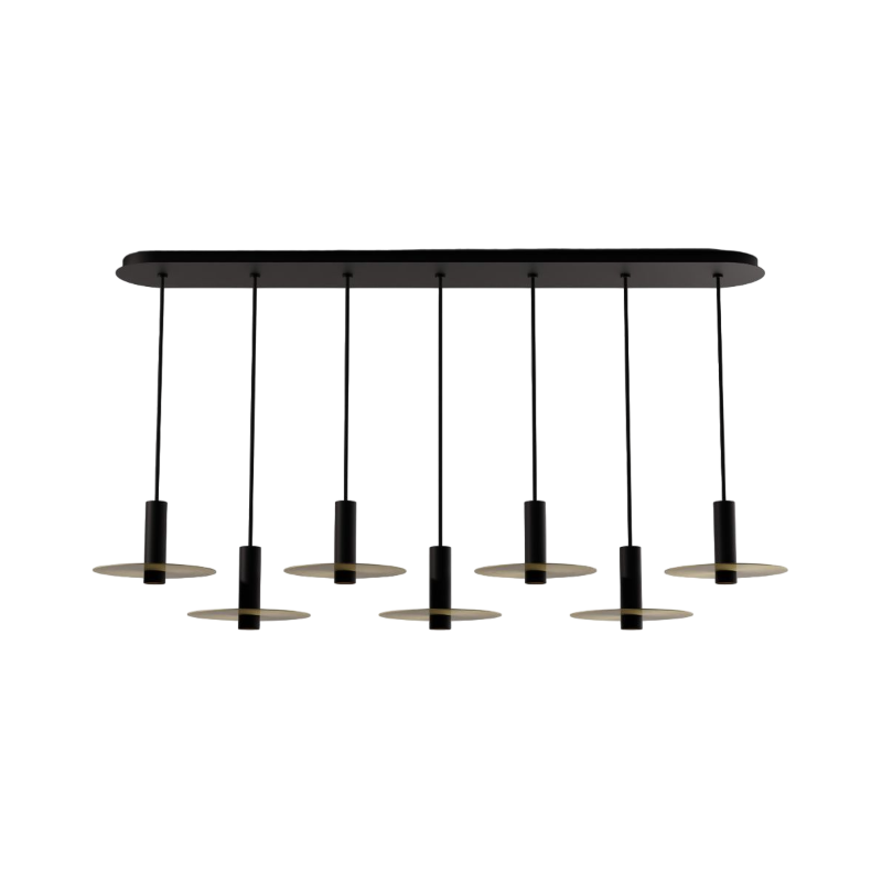 Koncept CMP-L7-S-06 Combi LED Pendant, Metal Plate