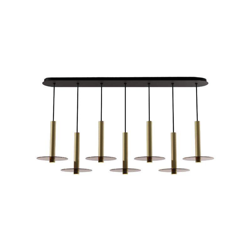 Koncept CMP-L7-S-12 Combi LED Pendant, Glass Plate