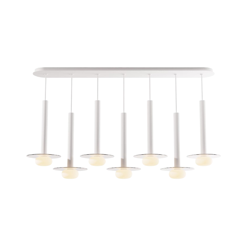 Koncept CMP-L7-S-16 Combi LED Pendant, Glass Plate with Frosted Glass Ball