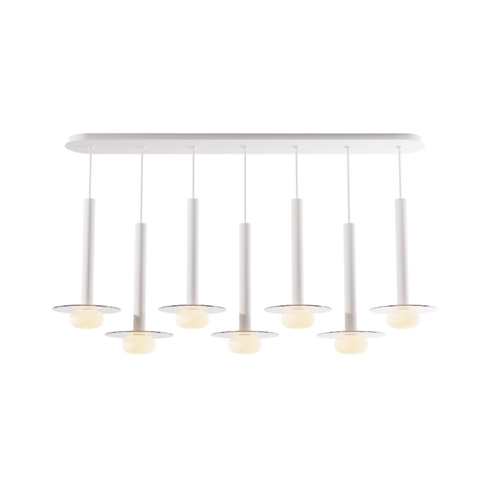 Koncept CMP-L7-S-16 Combi LED Pendant, Glass Plate with Frosted Glass Ball
