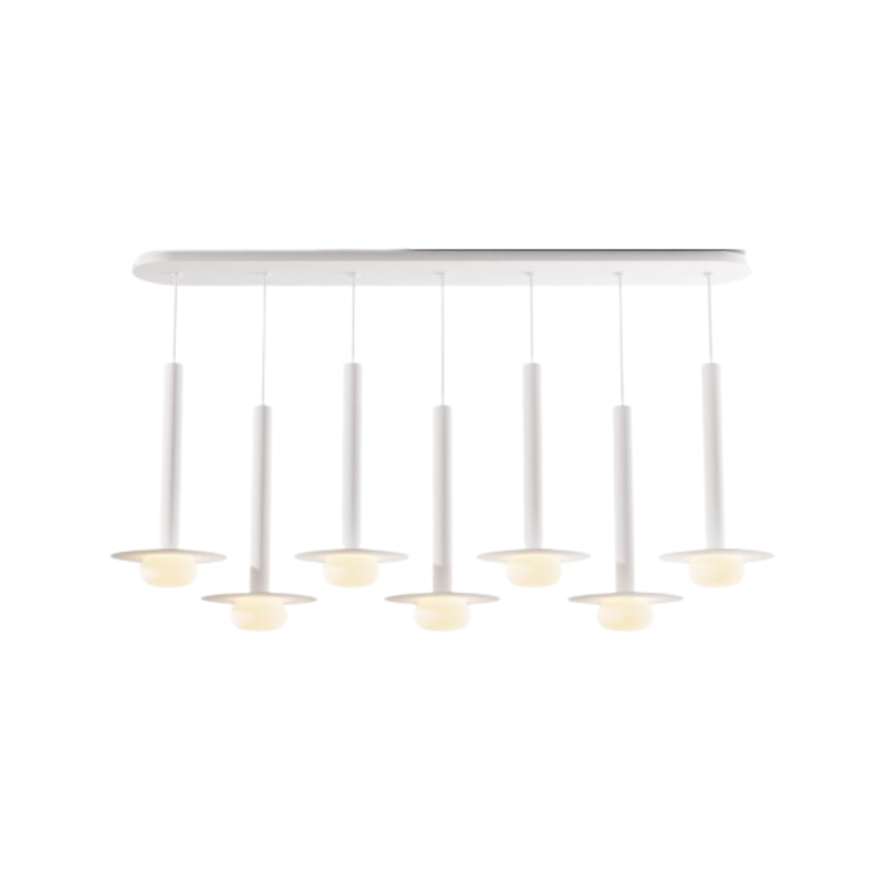 Koncept CMP-L7-S-16 Combi LED Pendant, Metal Plate with Frosted Glass Ball