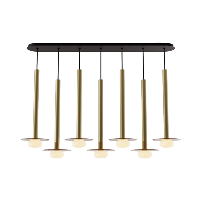 Koncept CMP-L7-S-24 Combi LED Pendant, Glass Plate with Frosted Glass Ball
