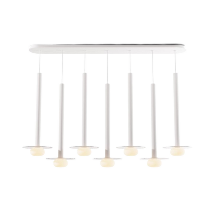 Koncept CMP-L7-S-24 Combi LED Pendant, Glass Plate with Frosted Glass Ball
