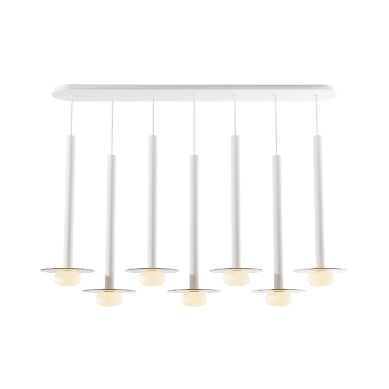 Koncept CMP-L7-S-24 Combi LED Pendant, Glass Plate with Frosted Glass Ball