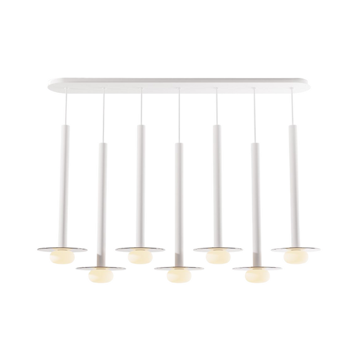 Koncept CMP-L7-S-24 Combi LED Pendant, Glass Plate with Frosted Glass Ball