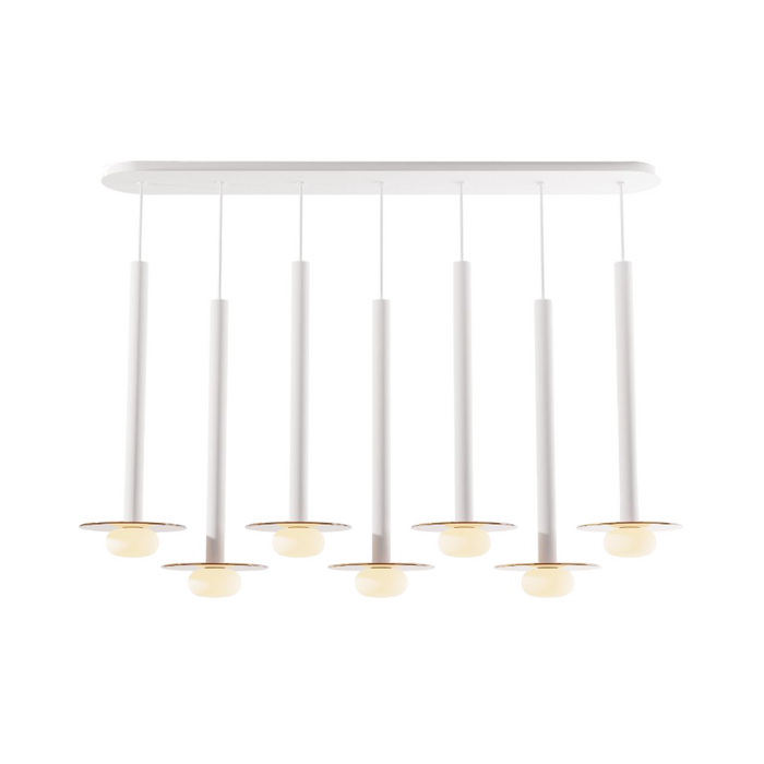 Koncept CMP-L7-S-24 Combi LED Pendant, Glass Plate with Frosted Glass Ball
